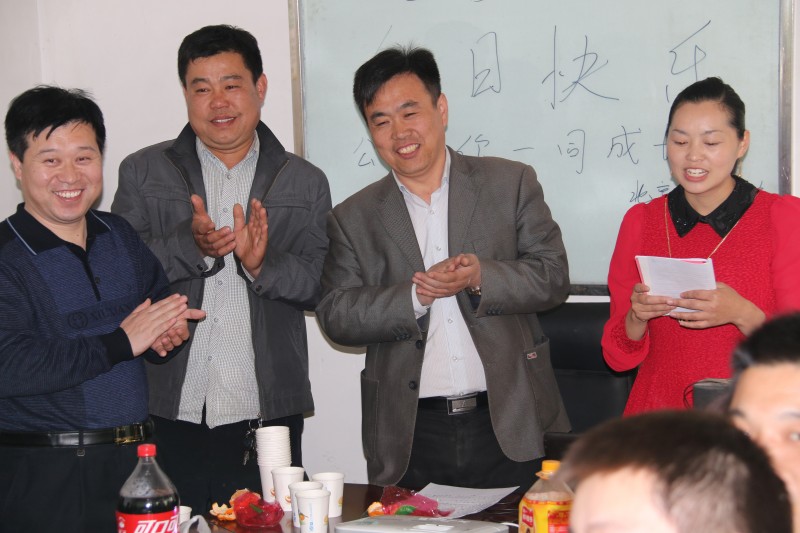 金鑫安泰岗亭公司领导致词！